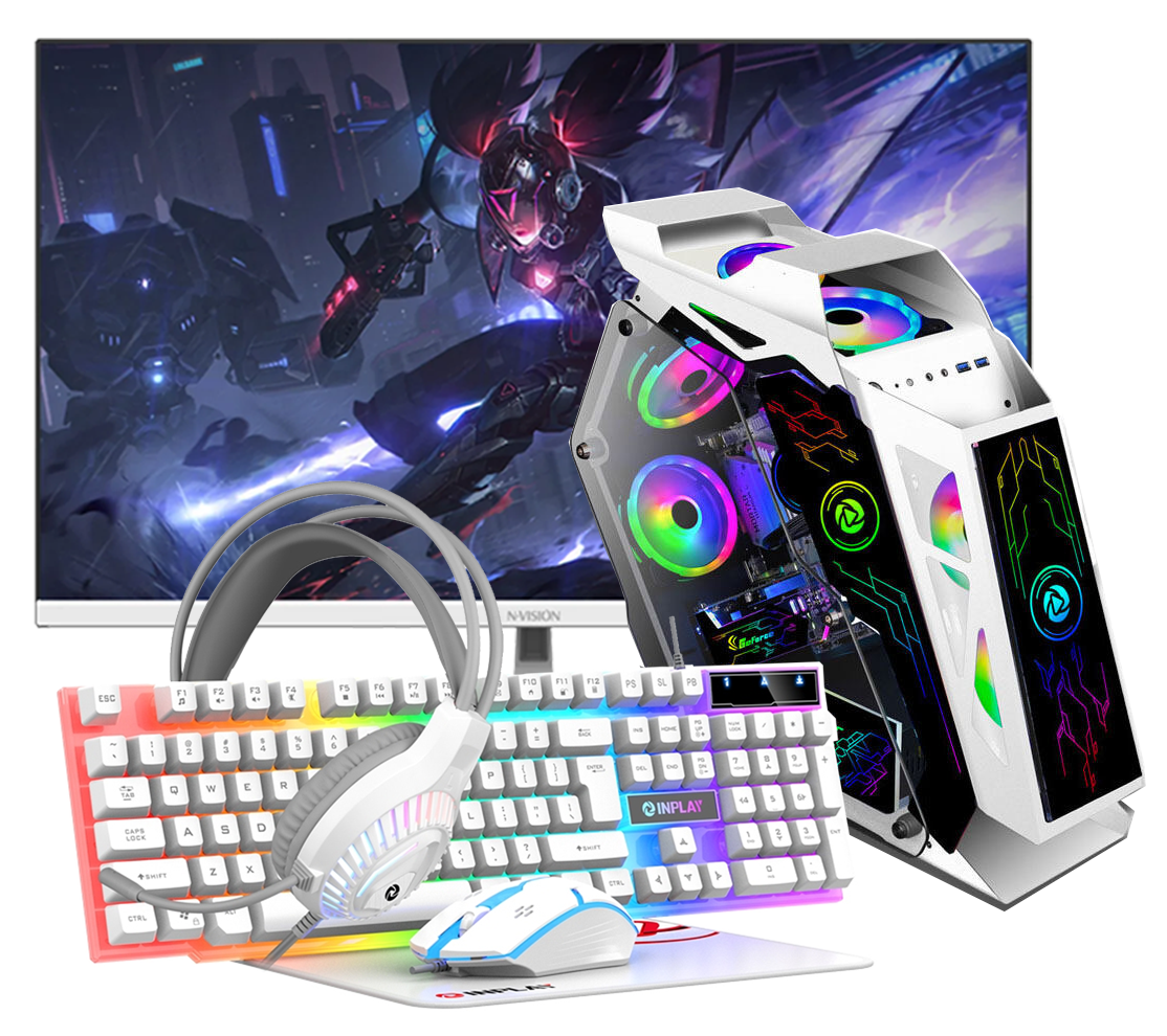ULTRA THUNDER PC Edition white RGB gaming PC bundle